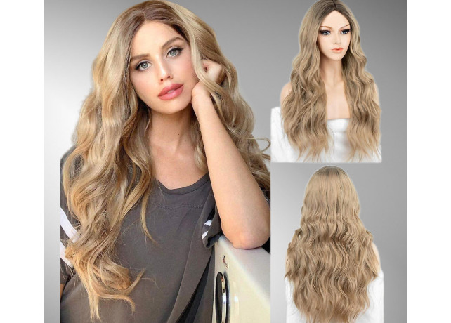 Peruca Blonde Rapunzel